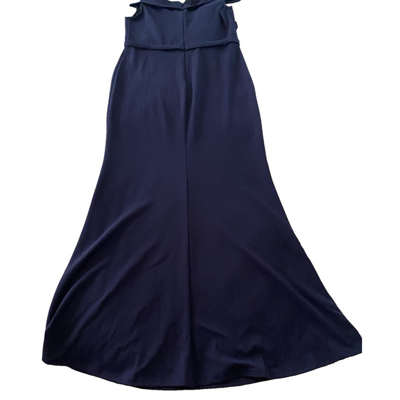 NWT Alisa Pan Dress Womens Extra-Large Navy On or Off Shoulder Formal Maxi Dress - Picture 7 of 16